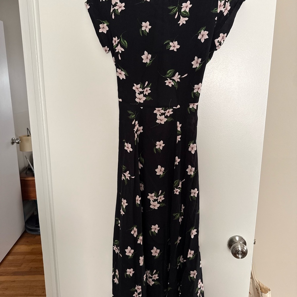 Urban Outfitters Black Floral Maxi Dress